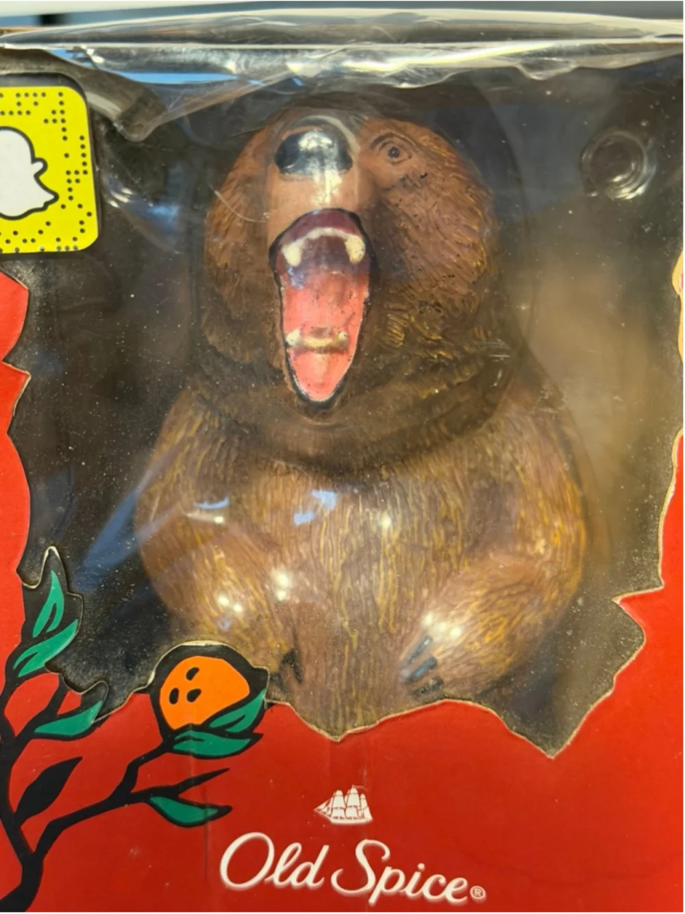 New OLD SPICE Bearglove Bear Figurine Deodorant Holder
